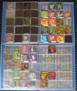 Pokemon magnetic STAXS 2002 Johto League Championships 2 folders + box. Job Lot - Image 2