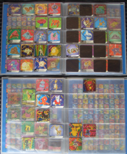 Pokemon magnetic STAXS 2002 Johto League Championships 2 folders + box. Job Lot - Image 4