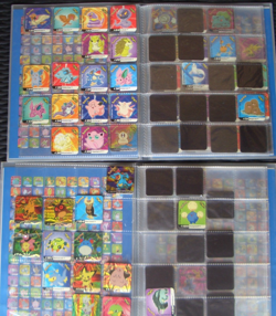Pokemon magnetic STAXS 2002 Johto League Championships 2 folders + box. Job Lot - Image 5