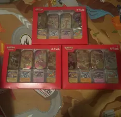 3x Pokemon TCG 151 Sam’s Mini Tin Bundles Sealed. - Image 1