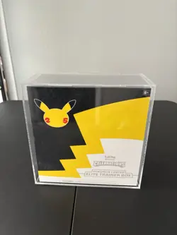 SEALED Celebrations Pokemon Center ETB 25th Anniversary - Acrylic C ase Included 820650809866 - Image 1