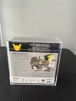 SEALED Celebrations Pokemon Center ETB 25th Anniversary - Acrylic C ase Included 820650809866 - Image 5
