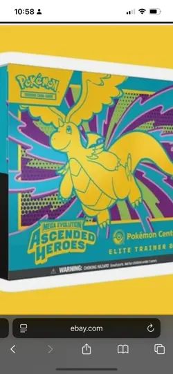 Ascended Heroes Pokemon Center Etb PRESALE CONFIRMED ORDER‼ - Image 1