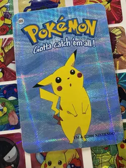Pokemon Vintage Pocket Monsters Vending HOLO Prism Sticker 1999 Bandai Nintendo - Image 2