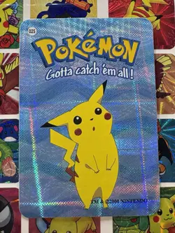 Pokemon Vintage Pocket Monsters Vending HOLO Prism Sticker 1999 Bandai Nintendo - Image 3