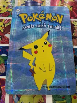 Pokemon Vintage Pocket Monsters Vending HOLO Prism Sticker 1999 Bandai Nintendo - Image 4