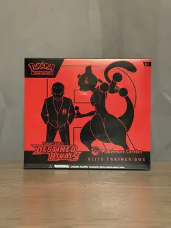 Pokemon Destined Rivals ETB Elite Trainer Box Pokemon Center Exclusive Sealed - Image 1