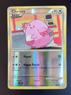 Chansey Reverse Holo 58/123 HeartGold & SoulSilver - Pokemon TCG - Image 1