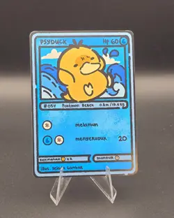 Psyduck - LOMPATAN PERTAMA - Selada Gambar Pokemon Fan Art Card - Image 1