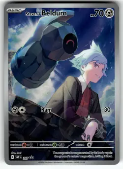 Steven's Beldum - 207 SV: Scarlet & Violet Promo Cards NM Pokemon Card TCG - Image 1