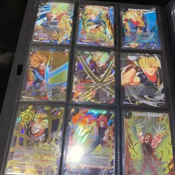 Dragon Ball Z Huge Card Game Bundle of 162 Cards Lots Holos, SR, SPR, ST, PR, EX - Image 2