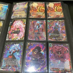 Dragon Ball Z Huge Card Game Bundle of 162 Cards Lots Holos, SR, SPR, ST, PR, EX - Image 3