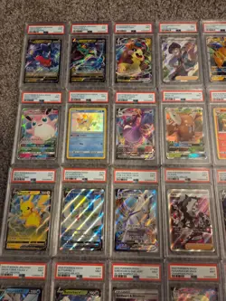 44 Pokemon Bulk Wholesale PSA Graded Cards Modern Holos, V, GX, Illustration - Image 3