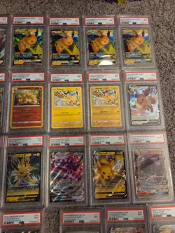 44 Pokemon Bulk Wholesale PSA Graded Cards Modern Holos, V, GX, Illustration - Image 4