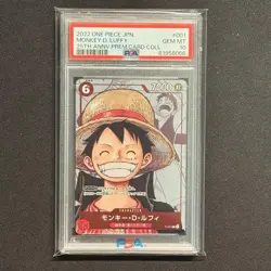 Monkey D. Luffy P-001 PSA10 ONE PIECE Card Game - Image 2