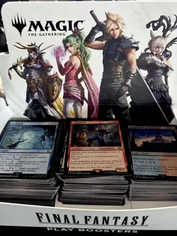 final fantasy mtg Display Box With Cards. - Image 1