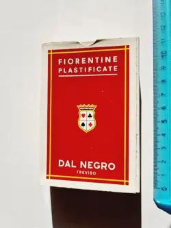 CARTE DA GIOCO FIORENTINE DAL NEGRO SCOPA SIGILLATE ORIGINAL PLAYING CARD NEW - Image 1