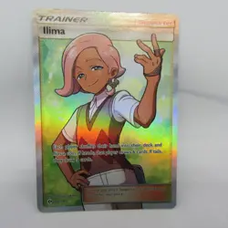 Pokemon Ilima Full Art Ultra Rare Trainer Supporter Card Sun & Moon HOLO 146/149 - Image 3