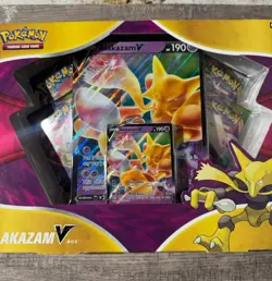 Pokemon TCG Alakazam V Box Factory Sealed 4 Booster Packs with Foil Promo Card - Image 3