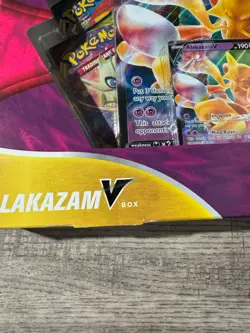 Pokemon TCG Alakazam V Box Factory Sealed 4 Booster Packs with Foil Promo Card - Image 4