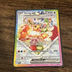 Eevee ex 174 Sv: Scarlet & Violet Promo Card Prismatic Evolutions UPC NM - Image 1