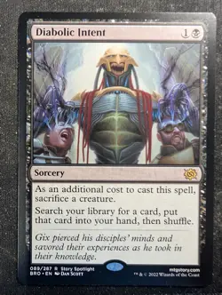 Diabolic Intent - The Brothers' War (MTG) - Image 1