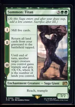 Summon: Titan 0204 MTG: Final Fantasy - NM+ - Image 1