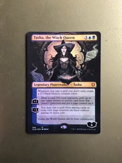 Tasha, the Witch Queen full art foil MTG CLB - Image 1