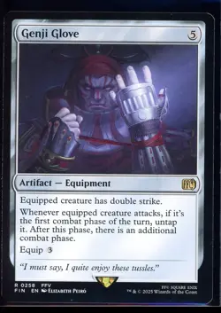 Genji Glove R 0258 MTG: Final Fantasy - NM+ - Image 1