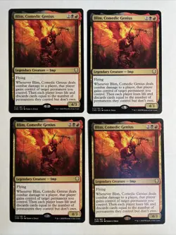4x Mtg Commander Legends Blim, Comedic Genius NM/M Magic The Gathering - Image 1
