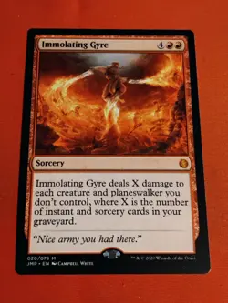 MTG - Immolating Gyre - 020/078 - Jumpstart - Mythic - Magic the Gathering Mint+ - Image 1