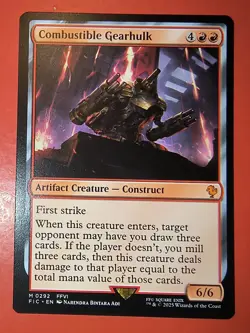 MTG, MAGIC: COMBUSTIBLE GEARHULK, FIC, MYTHIC , 0292 - NM - REGULAR FINISH - Image 1