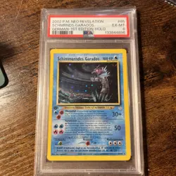1ST ED Schimmerndes Garados (Shining Gyarados) GERMAN 65/64 POKEMON - NEO PSA 6 - Image 1
