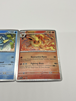 Pokemon Prismatic Evolutions Promos Flareon Vaporeon Jolteon 167-169 Black Star - Image 4