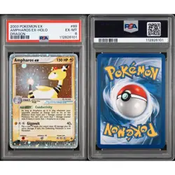 Pokemon Ampharos ex EX Dragon Holo Ultra Rare #89 PSA 6 - Image 3