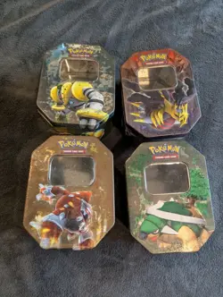 Pokemon TCG Damaged Empty Tins - Diamond and Pearl Era -2007-2008 - Image 1