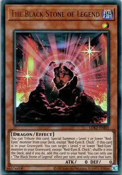 Yugioh The Black Stone of Legend LDK2-ENJ05 Unlimited Ultra Rare NM - Image 1