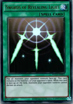 Yugioh Swords of Revealing Light (B) YGLD-ENB17 Ultra Rare NM - Image 1