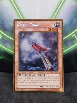 Yugioh Crane Crane PGLD-EN042 Gold Rare 1st Edition NM - Image 1
