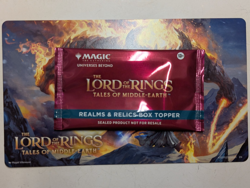 MTG Lord of the Rings Realms & Relics Box Topper Promo Card - Image 1