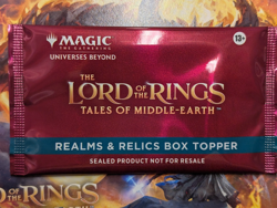 MTG Lord of the Rings Realms & Relics Box Topper Promo Card - Image 2