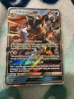 Greninja GX SM197 Holo Black Star Promo Pokemon Card LP - Image 1