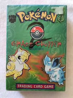 Pokemon Card Base Set 2, GRASS CHOPPER Theme Deck WOTC 1999-2000, Factory Sealed - Image 1