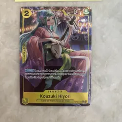 Kouzuki Hiyori Op06-106 Alt Art / Wings of Captain One Piece Card NM - Image 1