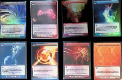 Chaotic 8-Card Super Rare/Gold Letter Rare Mugic Lot TCG CCG (*) - Image 1