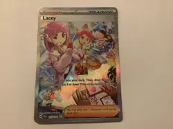 Pokemon TCG Lacey 172/142 Stellar Crown SIR Special Illustration Rare NM Card - Image 1