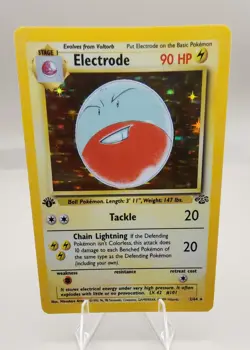 Pokemon TCG Electrode 2/64 1st Edition Jungle Holo Rare NM - Image 2