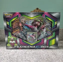 Pokemon Sun & Moon Tsareena GX Collection Box 4 Booster Packs New - Image 1
