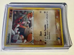 For busine-8367 Only GROUDON 5/106 EX Emerald HOLO RARE Pokemon TCG - Image 1
