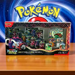 Pokemon Scarlet Violet Paldean Fates Premium Collection Great Tusk Iron Treads - Image 1